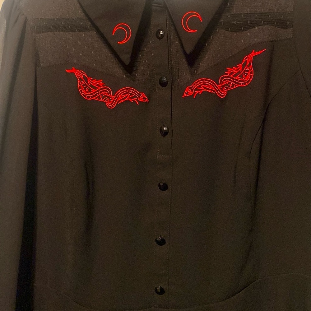 Hellbunny Tallulah Mid Dress 3XL - Picture 3 of 9